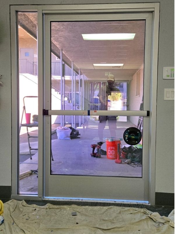 Commercial glass doors
